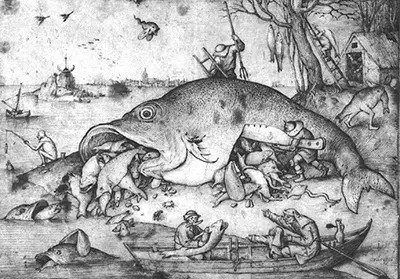 Big Fish Eat Little Fish Pieter Bruegel